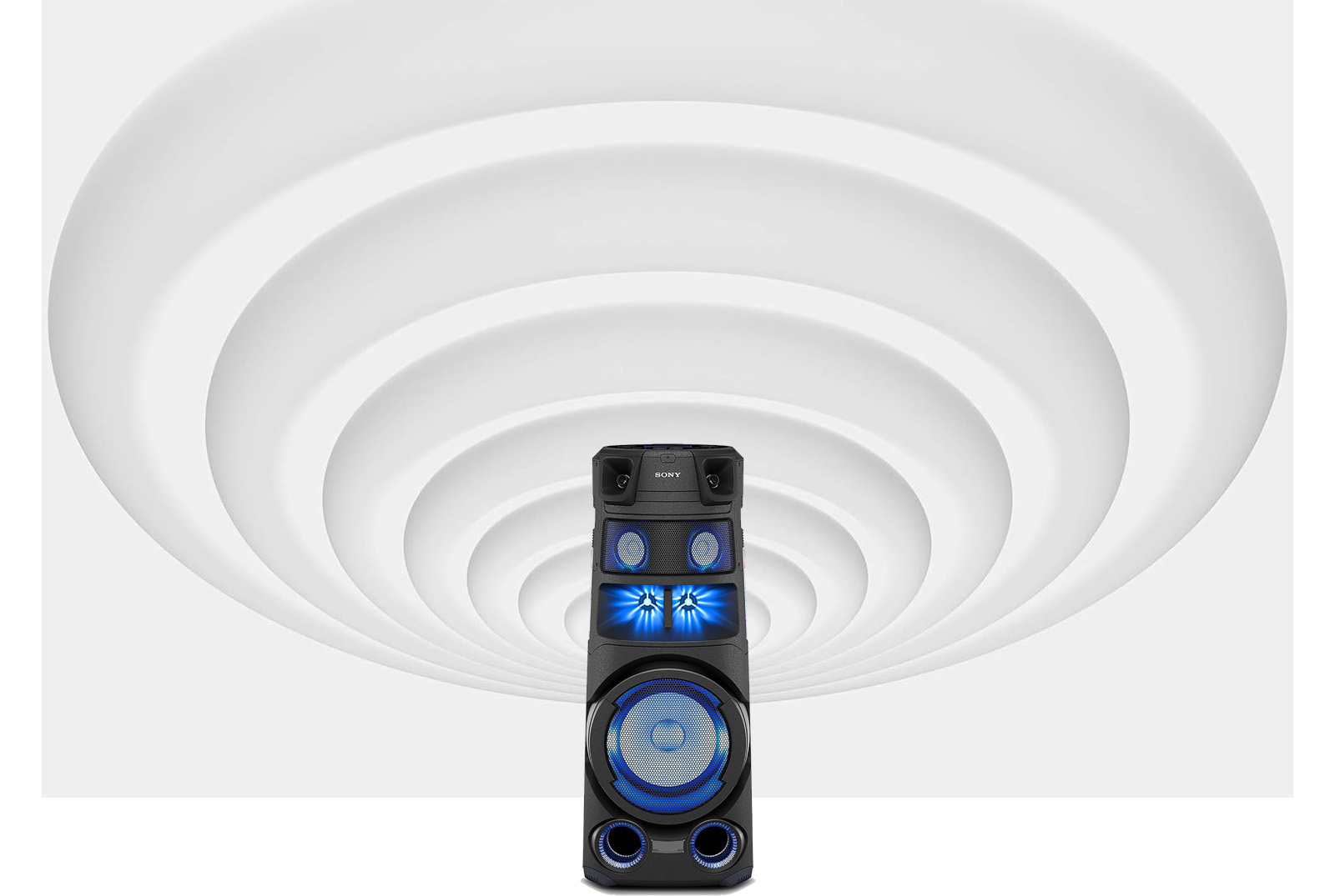 توان صدای سیستم صوتی سونی V83D