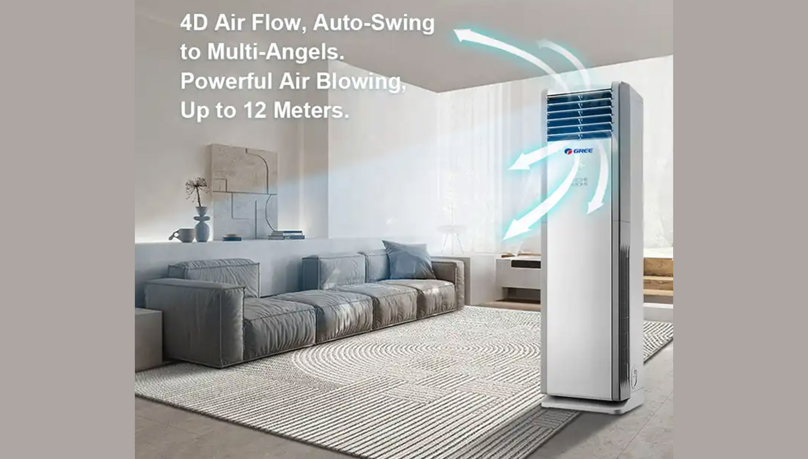 کولر گازی ایستاده 60000 گری تاور 14 کولر گازی ایستاده 60000 گری تاور