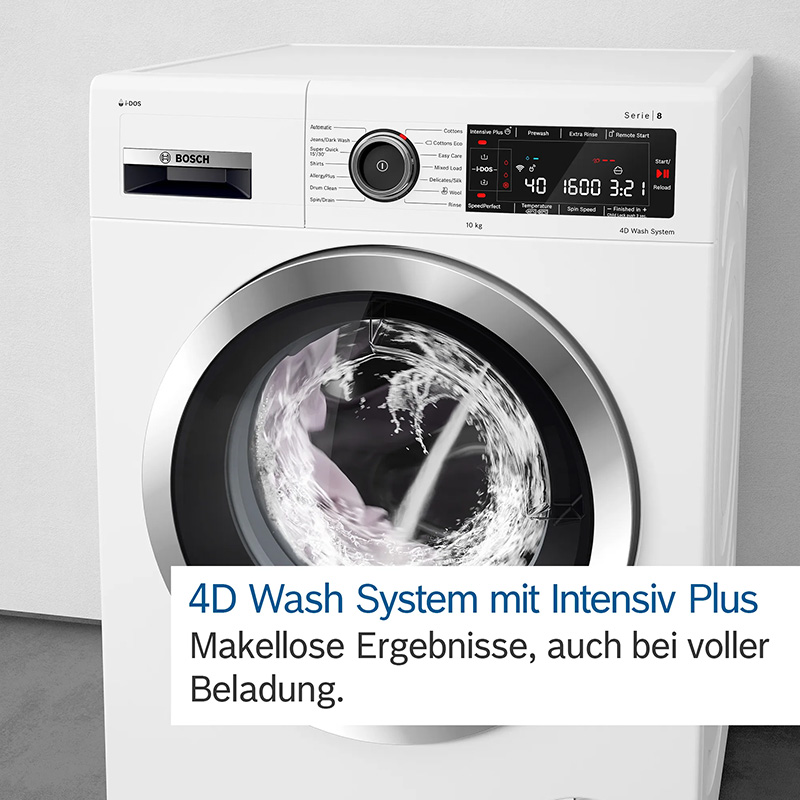 ماشین لباسشویی بوش WAX32E90 15 کنترل پنل لباسشویی بوش WAX32E90