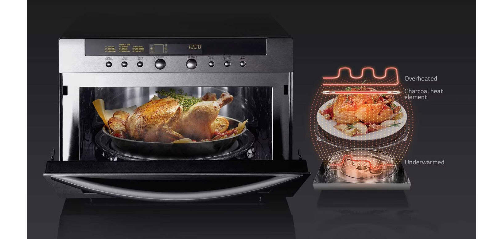 سولاردام ال جی مدل 3884 13 پخت انواع غذا با سولاردام ال جی مدل 3884