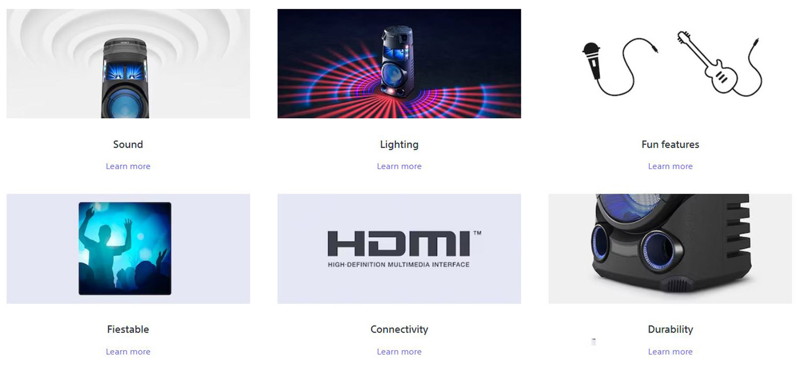 امکانات سیستم صوتی سونی V83D