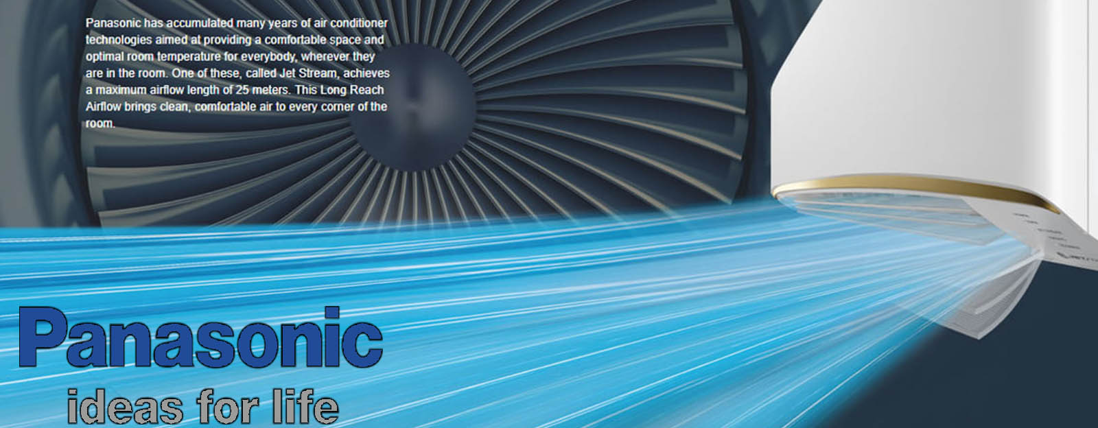 کولر گازی 30000 پاناسونیک مدل CU-YA30MKD 13 پرتاب باد قوی کولر گازی پاناسونیک