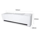 ابعاد و اندازه کولر گازی 12000 ال جی مدل IQA12K