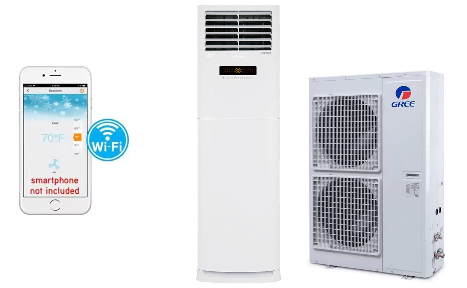 کولر گازی ایستاده 48000 گری مدل GVH 22 کولر گازی ایستاده 48000 گری مدل GVH