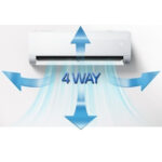 حالت 4 جهته پرتاب باد کولر گازی