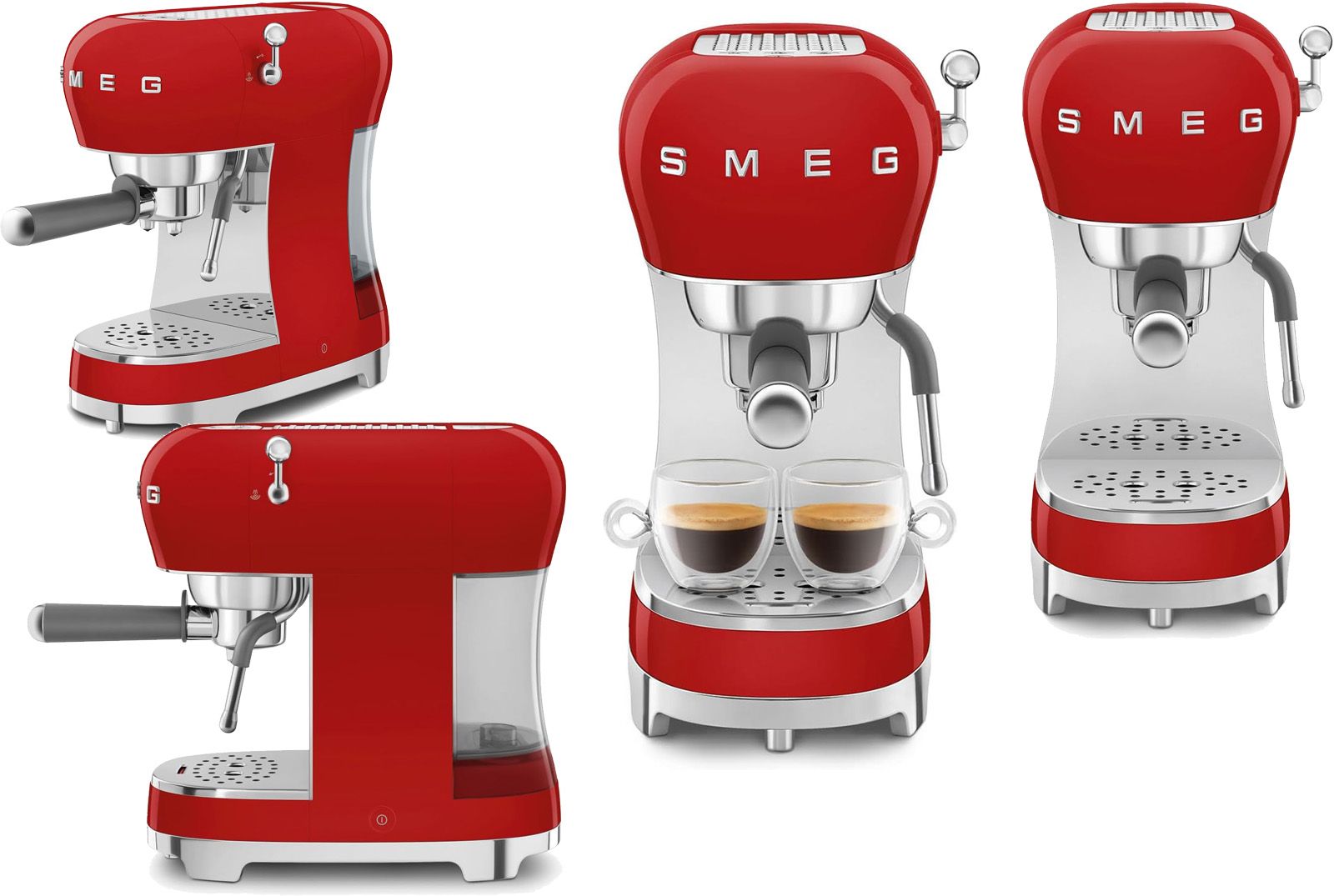 اسپرسوساز اسمگ کلاسیک ECF02 14 Smeg ECF02CREU