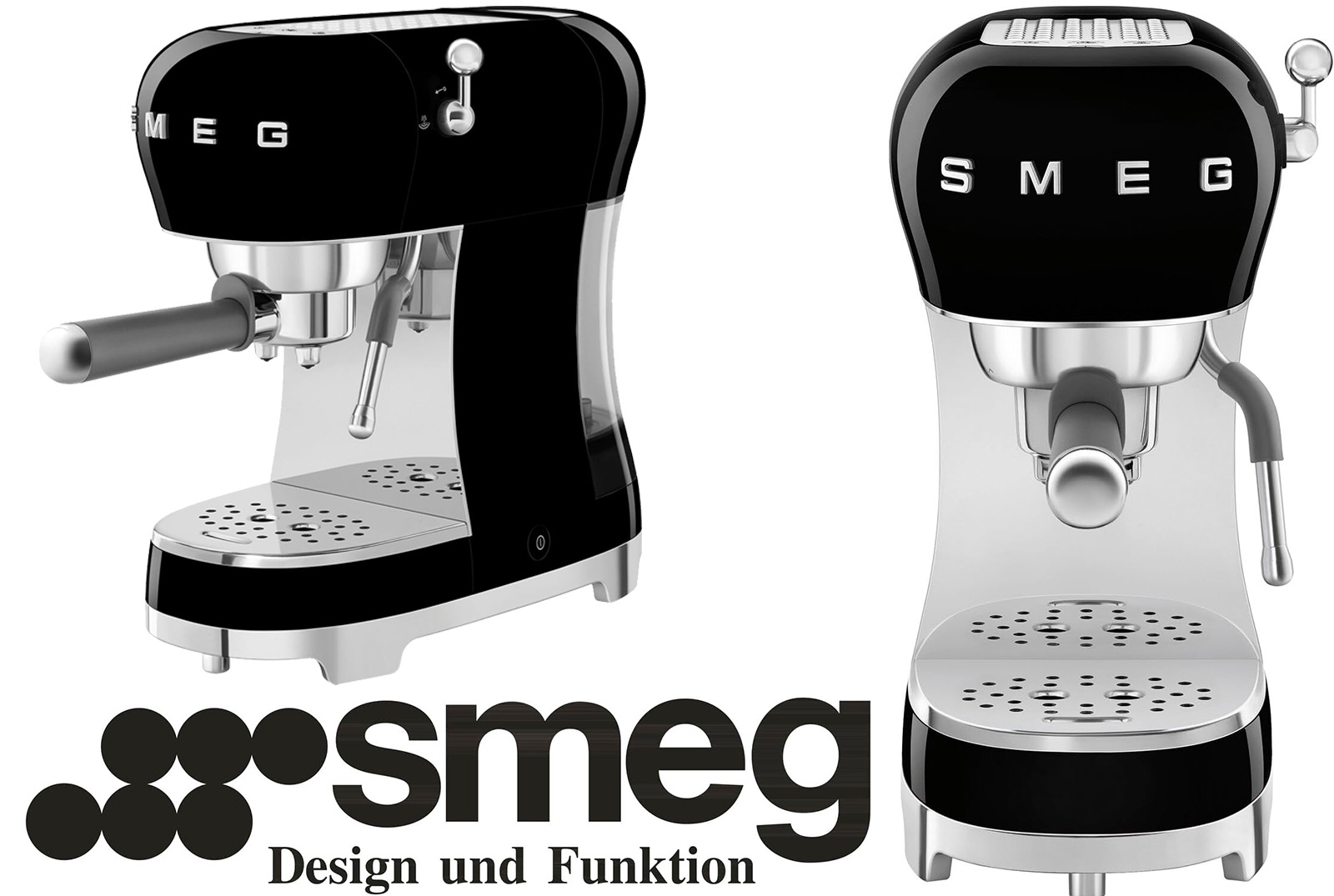 اسپرسوساز اسمگ کلاسیک ECF02 16 مشخصات و طراحی Smeg ECF02CREU